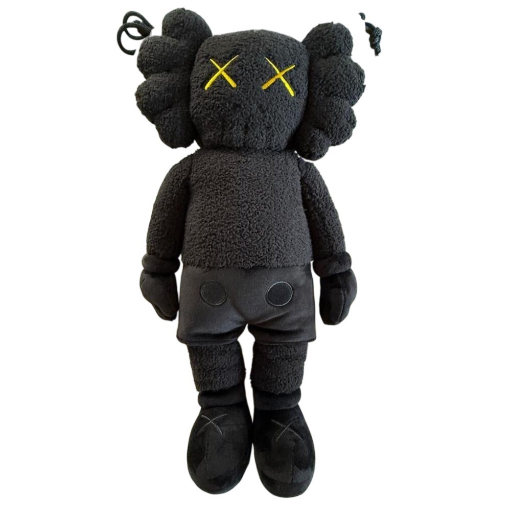 KAWS Holiday Hong Kong Companion Plush Limited Edition Black 2019 Collectible